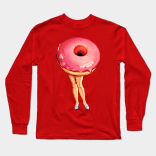 Donut Girl Long Sleeve T-Shirt